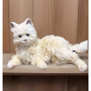 Joy For All Hasbro Interactive Cat Companion Pet Realistic B7593 Cream Tested